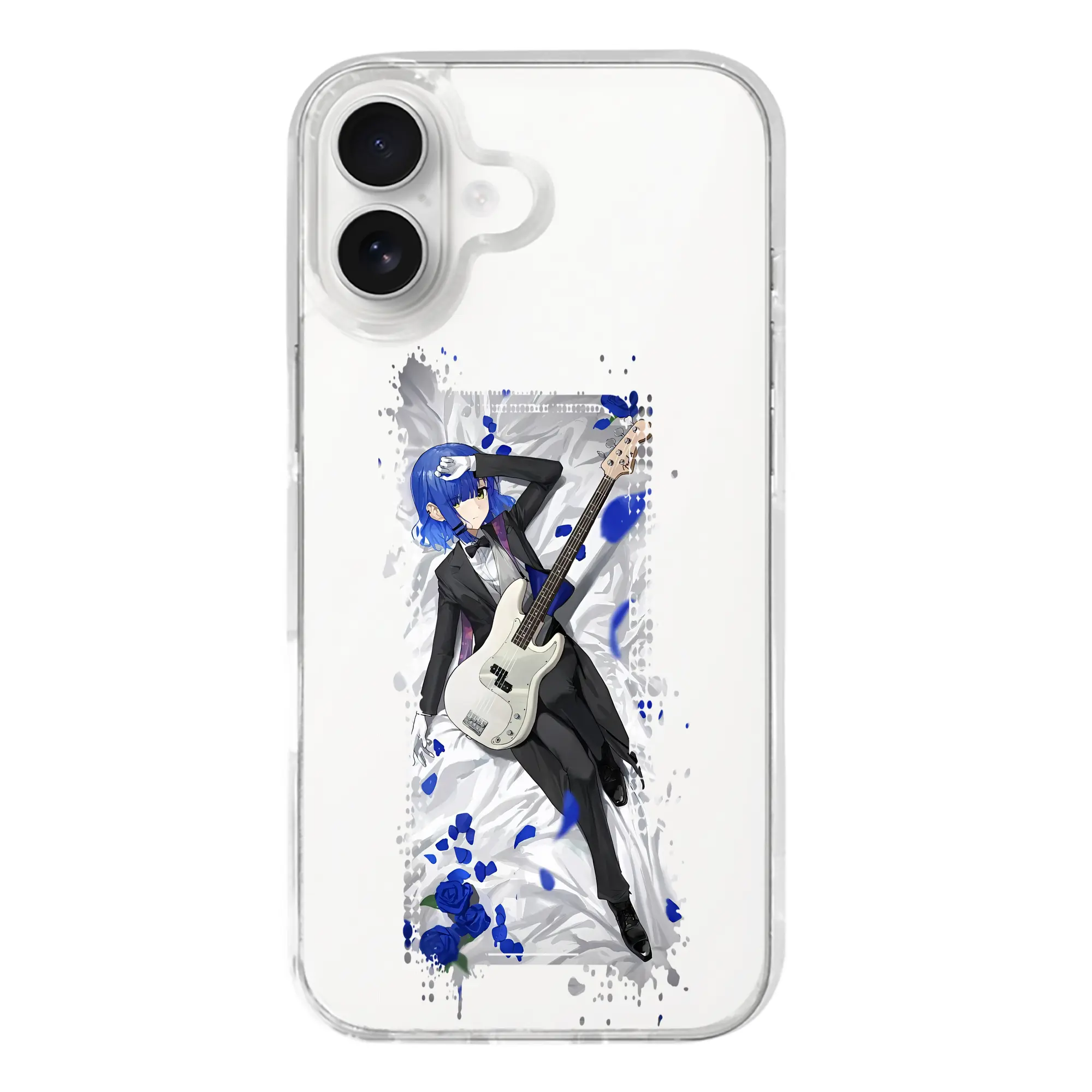 ぼっちざろっく！ グッズ,山田リョウ - iPhone 17シリーズ 透明スマホケース – 薄型・耐衝撃・精密フィット保護カバー